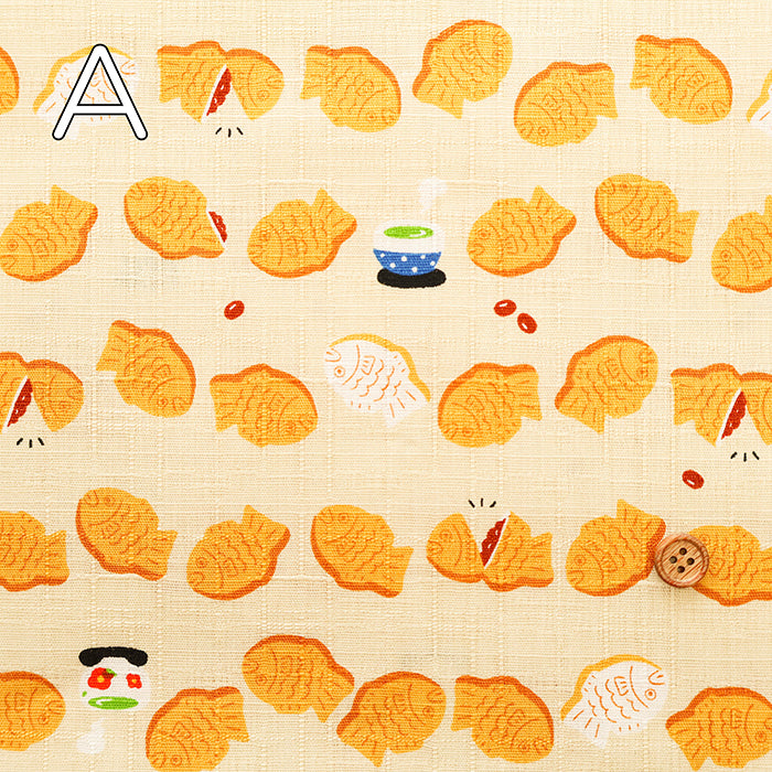 Cotton Dobby Fabric - Taiyaki - nomura tailor