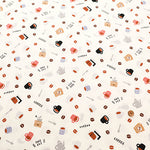 Cotton Oxford Fabric - Coffee - nomura tailor