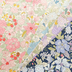 Cotton Oxford Fabric - Flower - nomura tailor