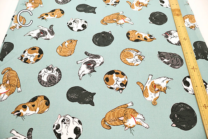 Cotton  Oxford FabricFablic - Cat