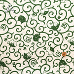 Cotton Dobby Fabric - Arabesque Cat - nomura tailor