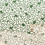Cotton Dobby Fabric - Arabesque Cat - nomura tailor