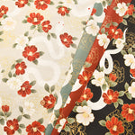 Cotton Muslin Fabric - White Snake - nomura tailor