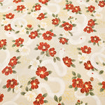 Cotton Muslin Fabric - White Snake - nomura tailor