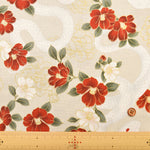 Cotton Muslin Fabric - White Snake - nomura tailor