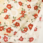 Cotton Muslin Fabric - White Snake - nomura tailor