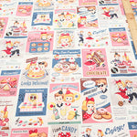 Cotton Shirting Fabric - Quilt Gate Sweets Rock’n’Roll - nomura tailor