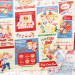 Cotton Shirting Fabric - Quilt Gate Sweets Rock’n’Roll - nomura tailor