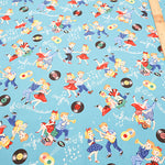 Cotton Shirting Fabric - Quilt Gate Love Rockabilly - nomura tailor