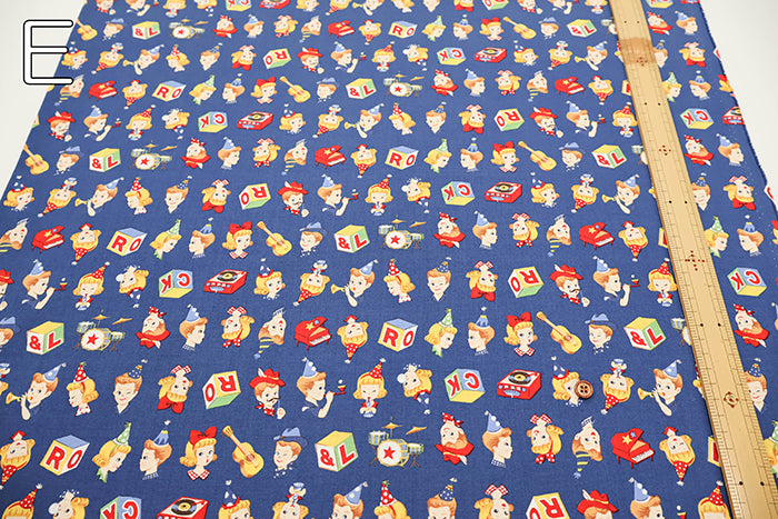 Cotton Shirting Fabric - Quilt Gate Music Party - nomura tailor