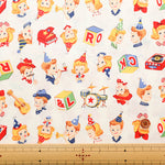Cotton Shirting Fabric - Quilt Gate Music Party - nomura tailor