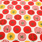 Cotton Muslin printed Fabric un/no - Tomato - nomura tailor