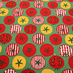 Cotton Muslin printed Fabric un/no - Tomato - nomura tailor