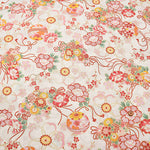 Cotton Crepe(Chirimen) Embossed Fabric - Blossom - nomura tailor