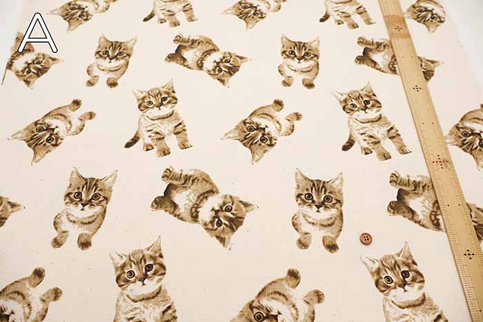 Cotton Oxford Fabric -Cat - nomura tailor