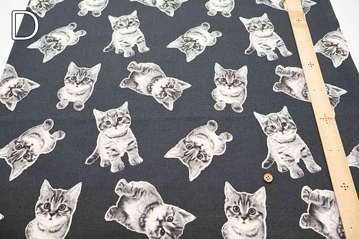 Cotton Oxford Fabric -Cat - nomura tailor
