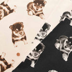 Cotton Oxford Fabric - Shiba Dog - nomura tailor