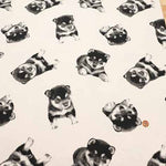 Cotton Oxford Fabric - Shiba Dog - nomura tailor