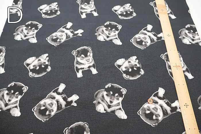 Cotton Oxford Fabric - Shiba Dog - nomura tailor