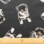 Cotton Oxford Fabric - Shiba Dog - nomura tailor