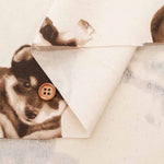 Cotton Oxford Fabric - Shiba Dog - nomura tailor