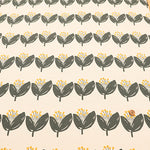 Cotton Oxford Fabric - Flower - nomura tailor