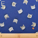 Cotton Oxford Fabric - Ribbon cat - nomura tailor