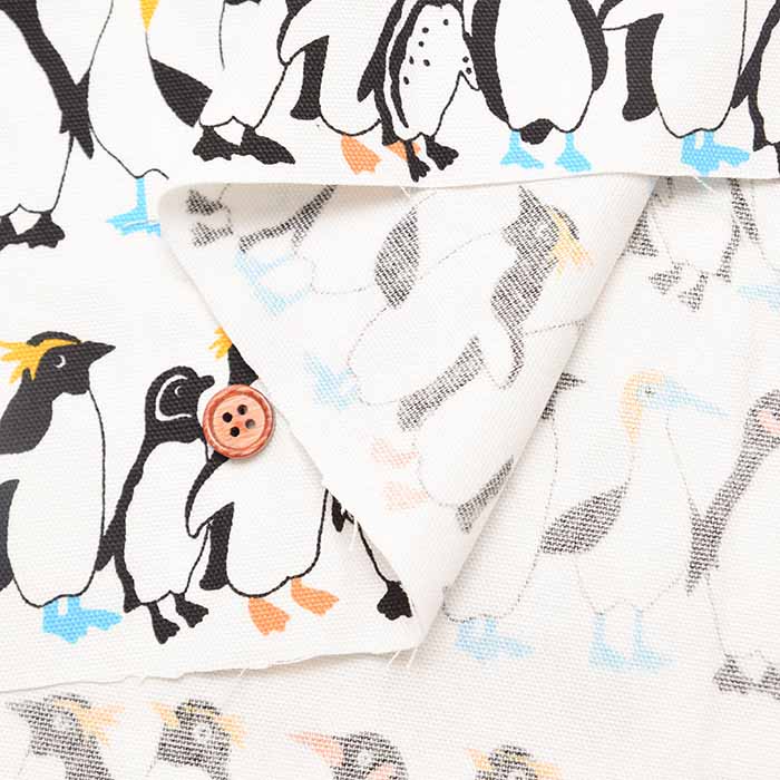 Cotton Oxford Fabric - Little Zoo - PENsanpo - nomura tailor