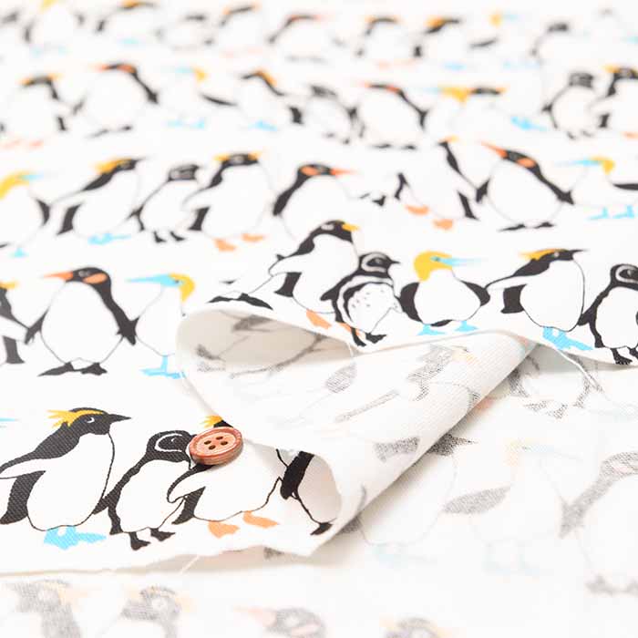 Cotton Oxford Fabric - Little Zoo - PENsanpo - nomura tailor