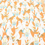 Cotton Oxford Fabric - Little Zoo - KUMAcircus - nomura tailor