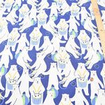 Cotton Oxford Fabric - Little Zoo - KUMAcircus - nomura tailor