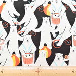 Cotton Oxford Fabric - Little Zoo - KUMAcircus - nomura tailor