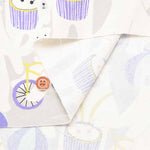 Cotton Oxford Fabric - Little Zoo - KUMAcircus - nomura tailor