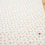 Cotton Soft Touch Double Gauze Print Fabric - Dinosaur - nomura tailor