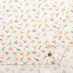 Cotton Soft Touch Double Gauze Print Fabric - Dinosaur - nomura tailor