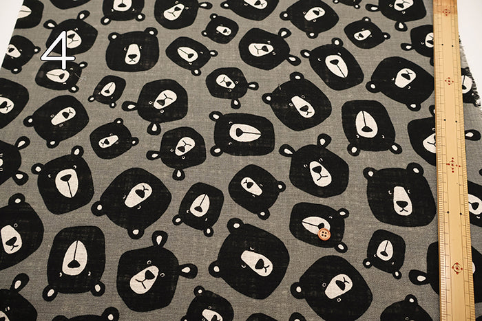 Linen-like Cotton Slub Fabric - Big Bear Brothers - nomura tailor