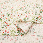 Cotton Broad Fabric - Berry Field - nomura tailor