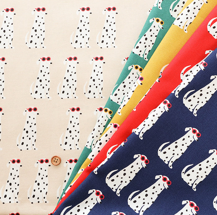 Cotton Oxford Fabric - Dalmatian - nomura tailor