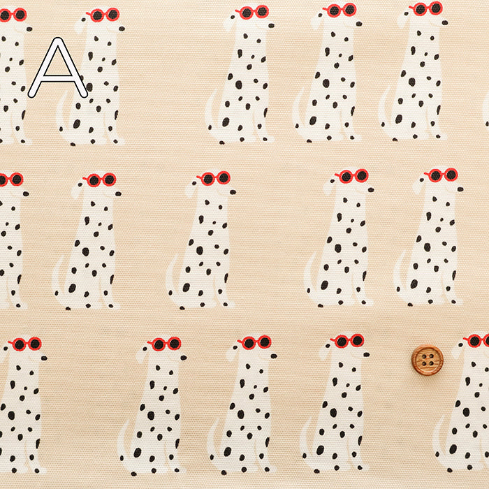 Cotton Oxford Fabric - Dalmatian - nomura tailor