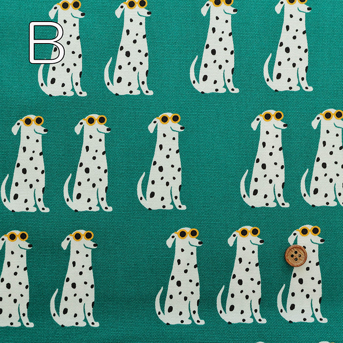 Cotton Oxford Fabric - Dalmatian - nomura tailor