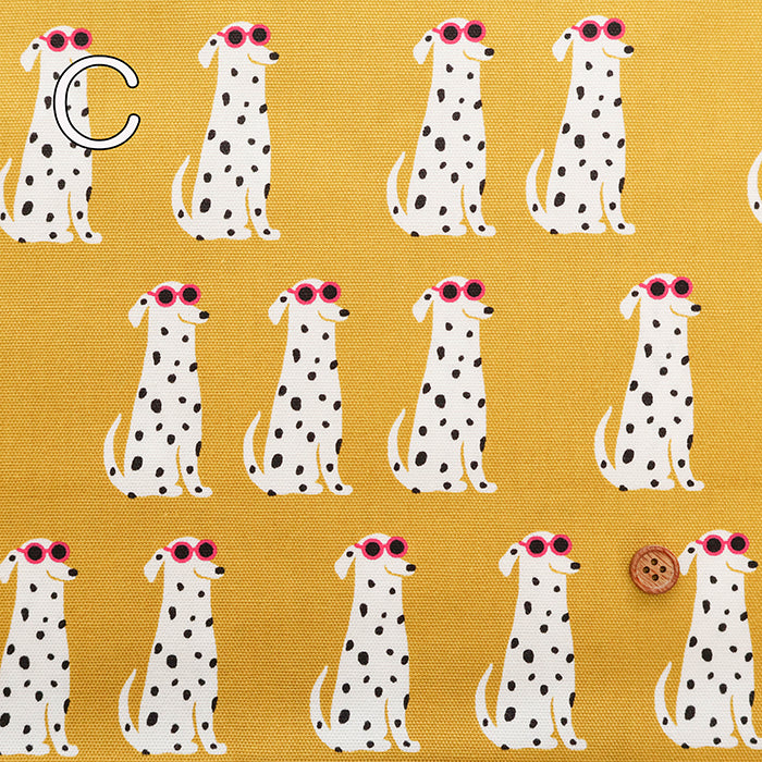 Cotton Oxford Fabric - Dalmatian - nomura tailor