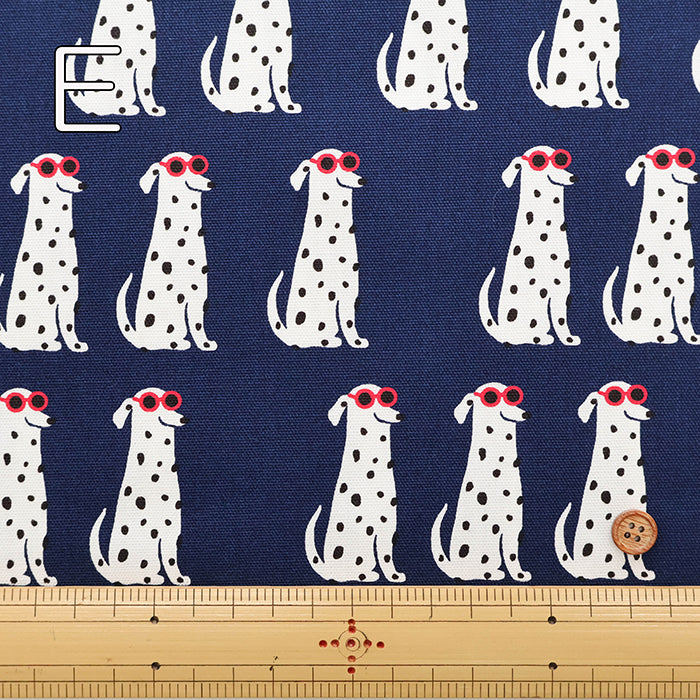 Cotton Oxford Fabric - Dalmatian - nomura tailor