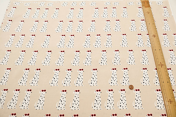 Cotton Oxford Fabric - Dalmatian - nomura tailor