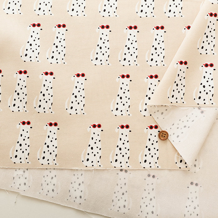 Cotton Oxford Fabric - Dalmatian - nomura tailor
