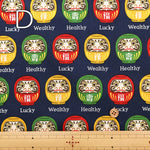 Cotton Muslin printed Fabric  - DARUMA - nomura tailor