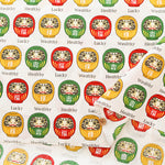 Cotton Muslin printed Fabric  - DARUMA - nomura tailor