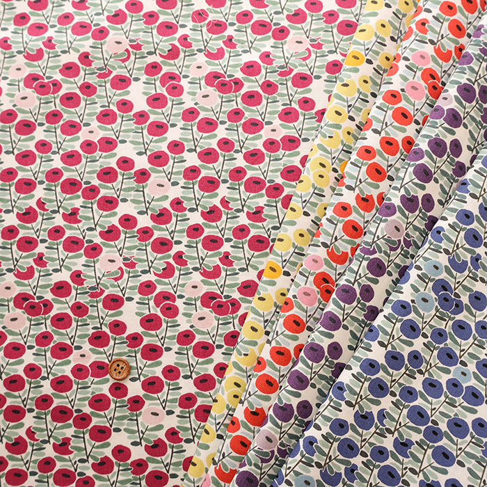 Cotton Broad Fabric - Flower - nomura tailor