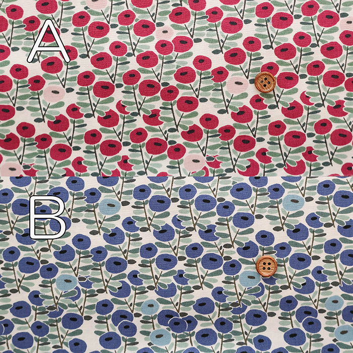 Cotton Broad Fabric - Flower - nomura tailor