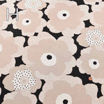 C/L Canvas Printed Fabric - Poppy - nomura tailor