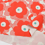 C/L Canvas Printed Fabric - Poppy - nomura tailor